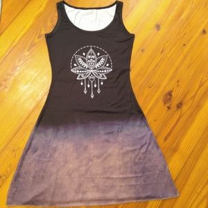 NWOT Ombre Scoopneck Sleeveless Midi Tank  Dress size M